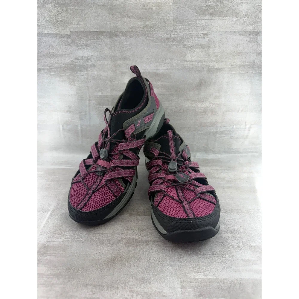 Chaco Outcross Evo 1 Women Sz 10 Hiking Water Shoes Berry Pink Grey J104926